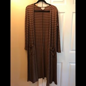Lularoe Sarah, Brown striped